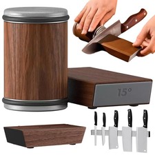 Rolling Edge Messerschärfer Messerstein Set Küchenwerkzeug Schleifstein Komplett