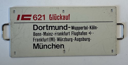 Original zuglaufschild - original, db