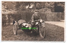 Foto Ak Wanderer Motorrad mit Beiwagen 1930er Oldtimer 