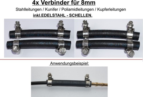 Verbinder 8mm benzin diesel - verbinder,