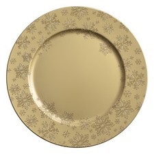 AMBITION Platzteller Teller Unterteller Weihnachtsteller Christmas 33 cm gold 
