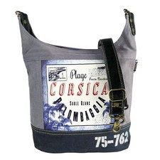 Sunsa Damen Umhängetasche. Canvas Boho Schultertasche. Große Damentasche. Tasche