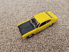 Corgi Solido 1/43 Klassisch Ford Capri Gelb / Schwarz Druckguss Modellauto