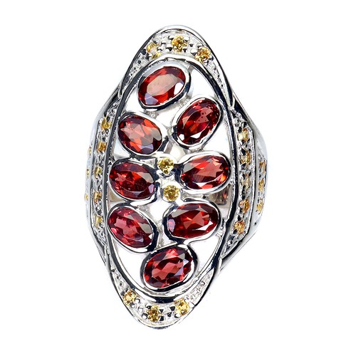 925 sterling silber - ring, oval