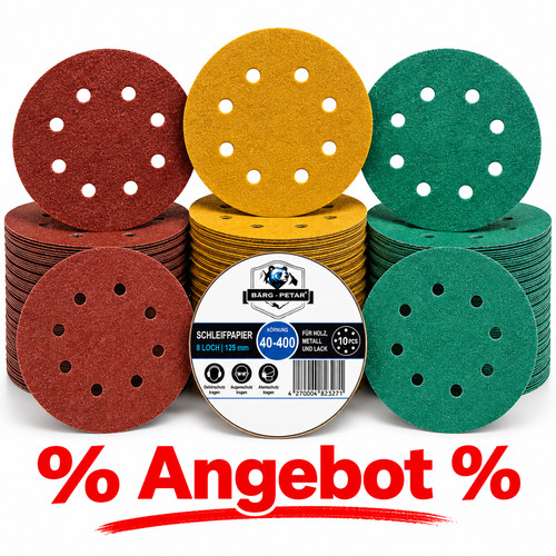 Schleifscheiben 125mm klett - schleifscheiben,