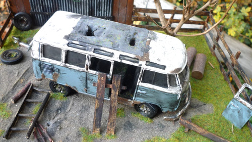 Diorama modell oldtimer - modell, 1:24