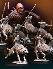 6x Warg Riders Davale Games  Herr  der  Ringe Fantasy Tabletop 28mm