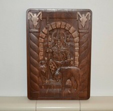 "Odin auf Thron mit Wölfen"