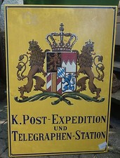 großes Emailschild 500 Jahre