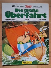 GROSSER ASTERIX BAND XXII Die große Überfahrt - TOP Z0 ERSTAUFLAGE von 1976