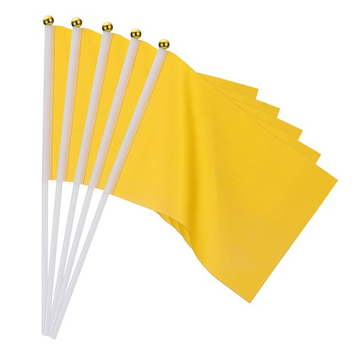 25stk gelb flaggen - gelb,