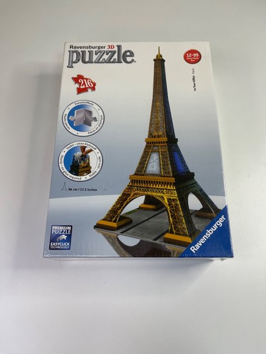 Puzzle bauwerk eifelturm - 3d,