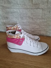 Anna Field Keil Absatz Schuhe Sneaker Gr.41 weiß pink bunt Neu