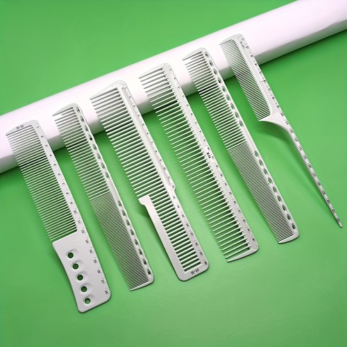 Weißes teiliges kamm set - weißes, 6-teiliges-kamm-set
