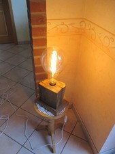 Tischlampe / Lampe, Unikat aus Eichenbalken / Fachwerkbalken