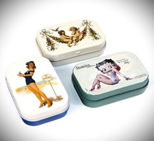 3x Nostalgic Art Pillendose Blechdose Vorratsdose Geschenk Idee Vintage Shabby E