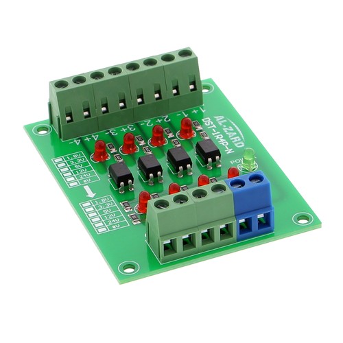Optokoppler npn kanal modul - 4-kanal,