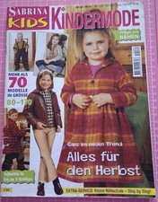 Sabrina Kids Kindermode Schnittmuster Gr. 80 - 170 Unbenutzt 