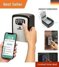 Multifunktionaler 104 Bluetooth Schlüsseltresor – Robuste Außenbox für Schlüssel