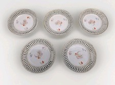 Teller 5 Stück Durchbruchrand