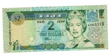 FIDSCHI FIDJI 2 Dollar Schein