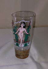 Vintage Design Bier Glas DDR Bierglas Akt Erotik Frau Bikini 60er 70er