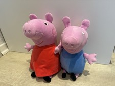 2 Peppa Pig Kuscheltiere Peppa & Schorsch Wutz