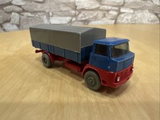 Wiking 1:87 Henschel Pritschen-LKW mit Plane, alt, älteres Modell, gebraucht