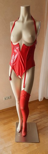 Sexy damen lack corsage 36 - sexy,