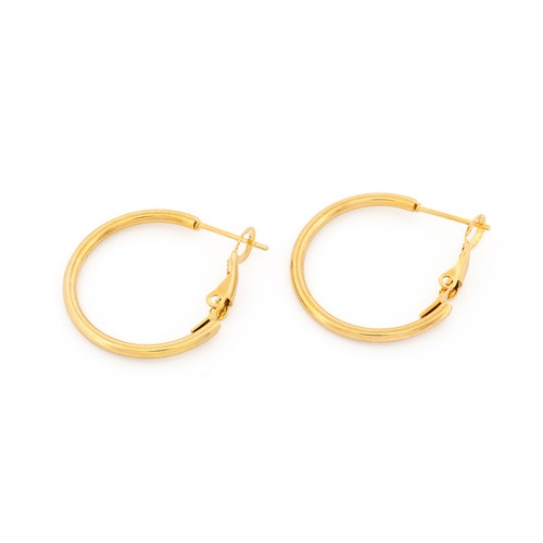 Creolen 304 edelstahl 18k - creolen,