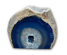 Blaue ACHAT GEODE Achat Druse