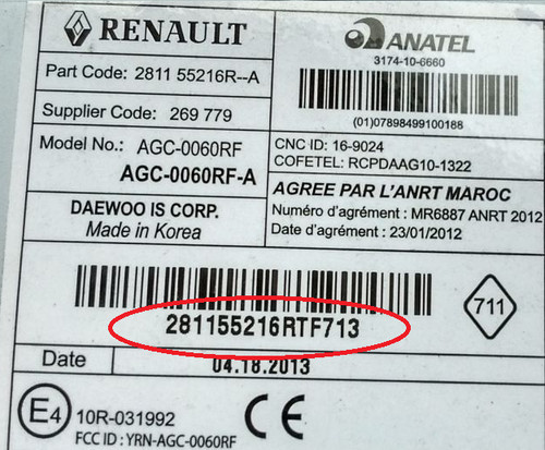 Dacia radio freischaltcode - radio,