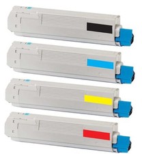 4 Toner Set for OKI C8600