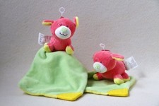 KIK Hund pink gelb mit Tuch 2x