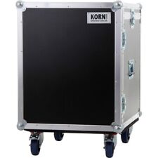 KORN Case Winkelrack 10+2 HE / 12 HE tief mit Rollen Casebau | Neu