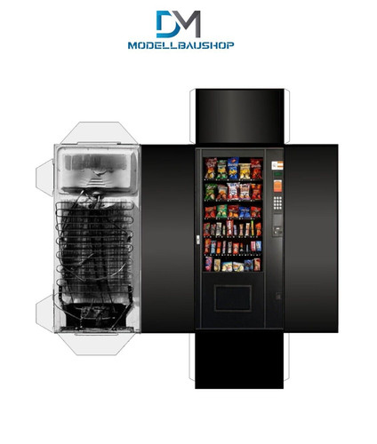 Snack automat diorama - snack,
