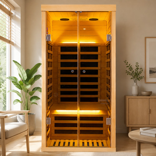 Far infrared sauna - sauna, hemlock