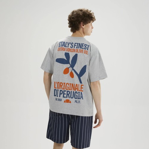Ellesse oliva shirt - t-shirt, (grau)