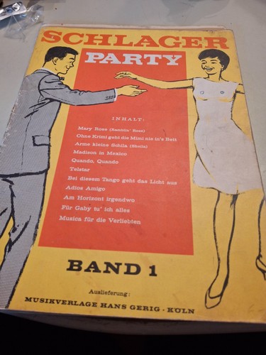 Schlager party 1962 noten - schlager,