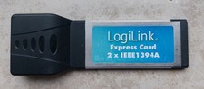 Logilink Express Card 2x Firewire IEEE 1394A gebraucht + Kabel