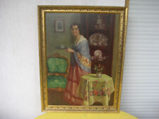 Großes Ölgemälde Zimmer