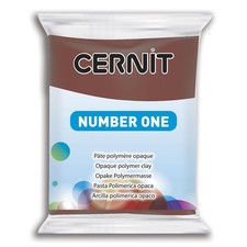 CERNIT CE0900056800 Nummer eins Lehm 56 G, braun, 7 x 5.5 x 1.5 cm Braun 56g