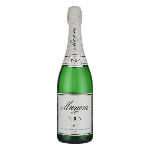 Mumm sekt leere - mumm, showflasche