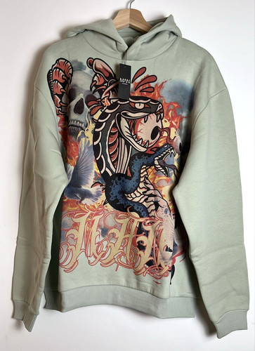 Boohoo man printed graphic - man,