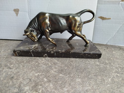 Bronzeskulptur stier bulle - stier,