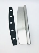 Pizza Wendemesser Edelstahl 35cm Profi Crepe Teig Wender Teig Messer in silber  