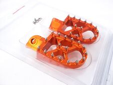 Fußrasten orange passend für KTM 690 SMC R Enduro 2008-24 / EXC SX SXF SMR