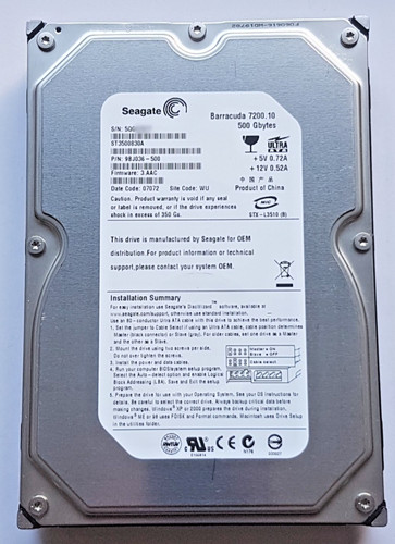 500 ide seagate barracuda - 500,