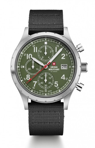 Swiss military chrono - military, by