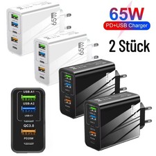 2Stück Schnellladegerät 65W